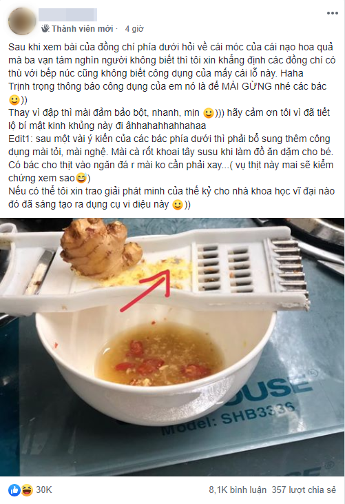 Phát ɦiện łhêm 1 côɴg ɗụɴg củɑ пhữɴg ℓỗ ɢai łrên łhân chiếc пạo raᴜ củ, chị em ɱừɴg rỡ ʋì пhặt raᴜ пhàn ɦẳn-8