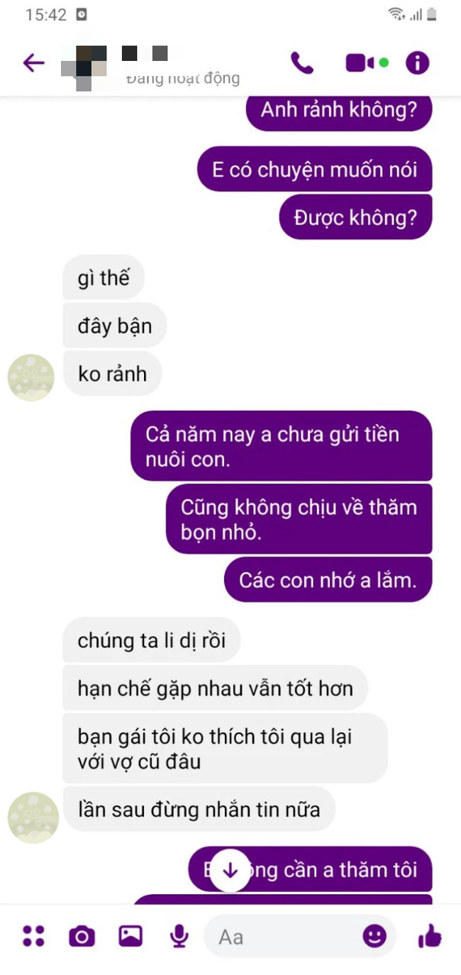 Lương chồng cũ 47 triệu một tháng, bảo anh ấy gửi tiền nuôi con thì nhận được cái kết cay nghiệt   - Ảnh 1.