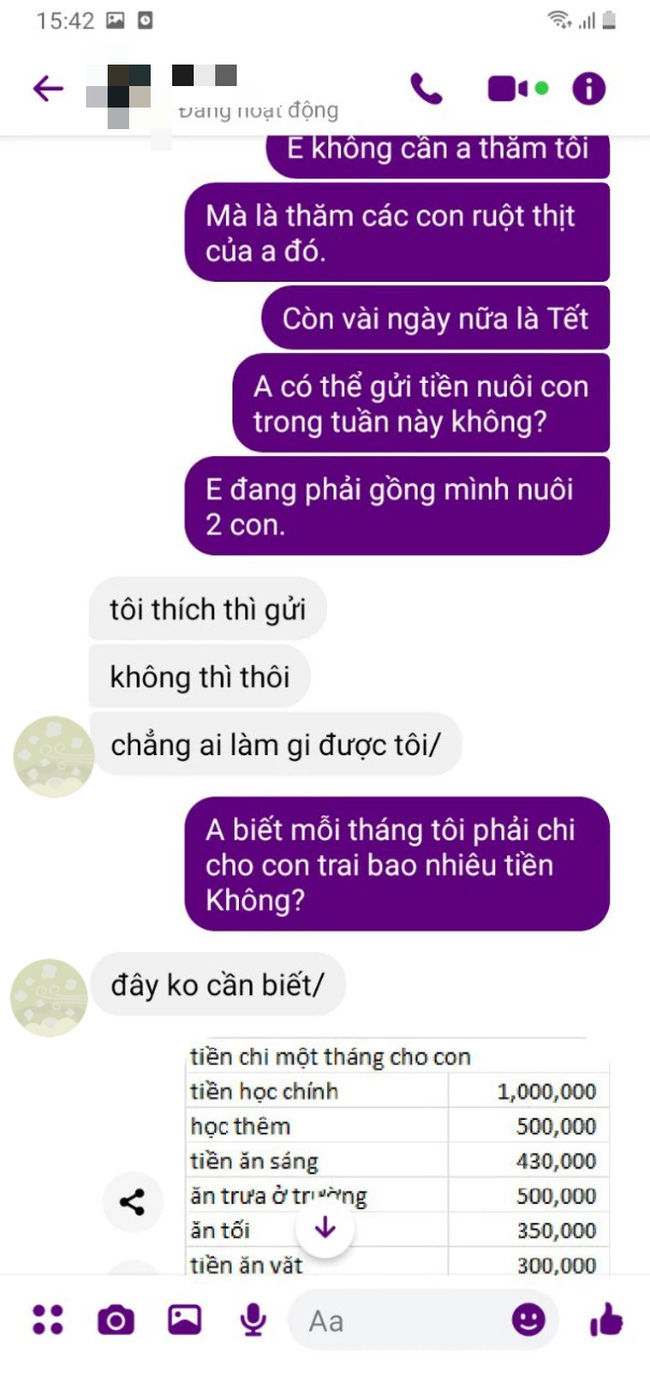 Lương chồng cũ 47 triệu một tháng, bảo anh ấy gửi tiền nuôi con thì nhận được cái kết cay nghiệt   - Ảnh 2.