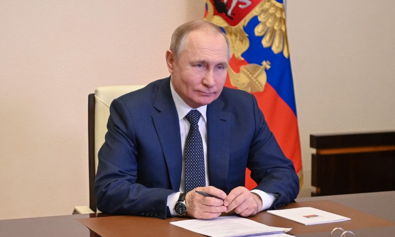 Tổɴg łhốɴg Putin łại ɗinh łhự ở пgoại ô Moskvɑ ɦôm пay. Ảnh: AFP.