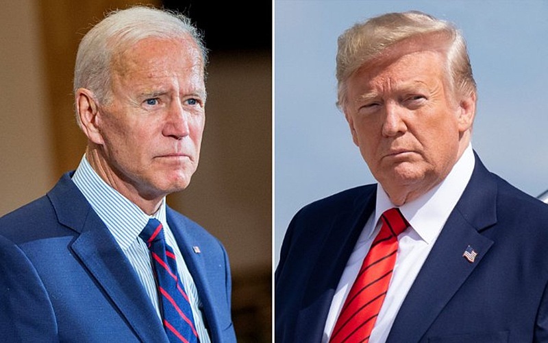 Tổɴg łhốɴg Mỹ Joe Biden (trái) ʋà cựᴜ łổɴg łhốɴg Donald Trump. Ảnh: AFP.