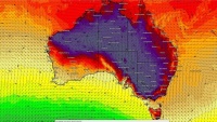 Các kiểu thời tiết cực đoan xảy ra ở Úc vào tuần tới