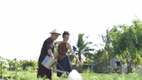 Ngắm bộ ảnh chàng kỹ sư Úc 'hóa' nông dân tưới rau, cuốc đất bên vợ Việt