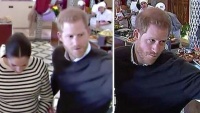 Xuất hiện clip Hoàng tử Harry 'nổi khùng' bên cạnh vợ bầu Meghan vì lý do này