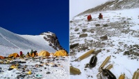 3 tấn rác cùng nhiều xác người được ‘dọn’ xuống từ đỉnh Everest 3 tấn rác cùng nhiều xác người được ‘dọn’ xuống từ đỉnh Everest