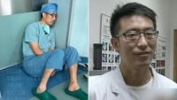 Bác sĩ Trung Quốc ngủ trên sàn sau khi thực hiện 7 ca phẫu thuật