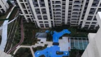Công ty Trung Quốc dựng hồ nhựa, xây cầu mô hình trên cạn lừa khách mua nhà