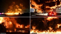 Texas: Cháy lớn tại một khu công nghiệp ở Grand Prairie, phía Tây Dallas